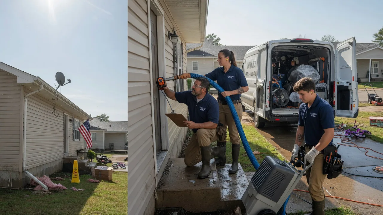 Ceiling Water Damage Restoration in Ellington, MO near me